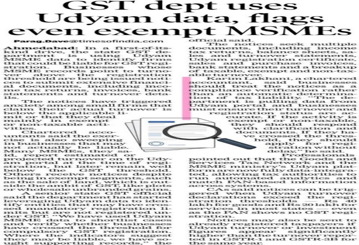GST & MSME - Integrated
