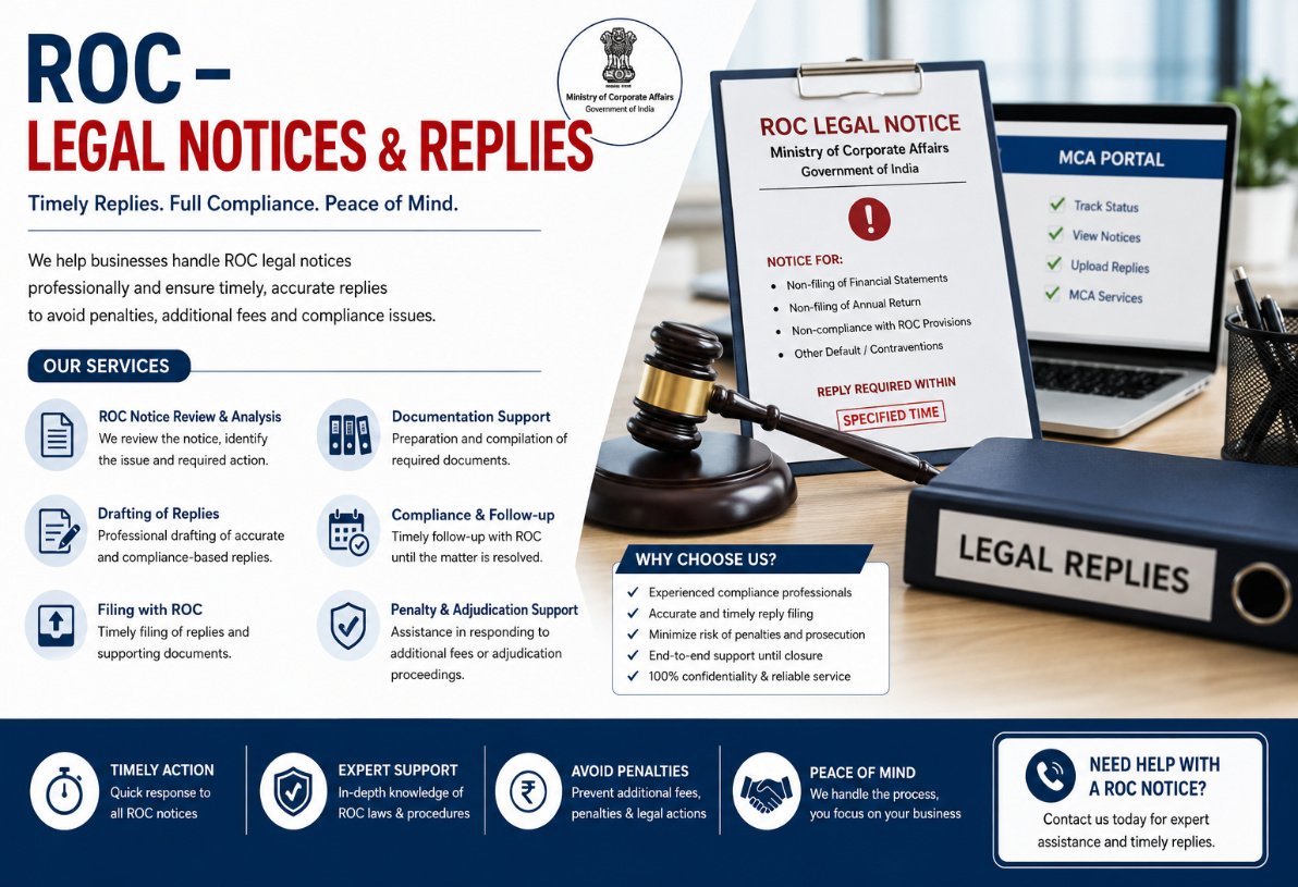 Legal Notices & Replies